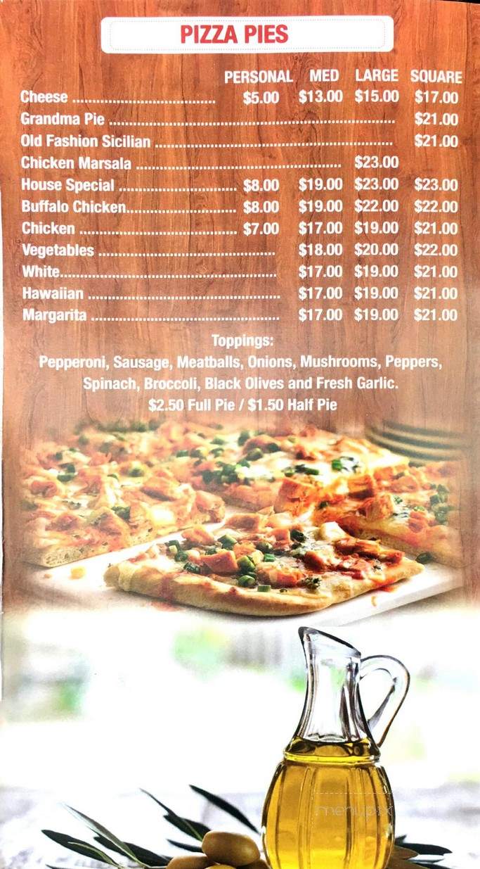 Ditmars Pizza - Astoria, NY menu_pic