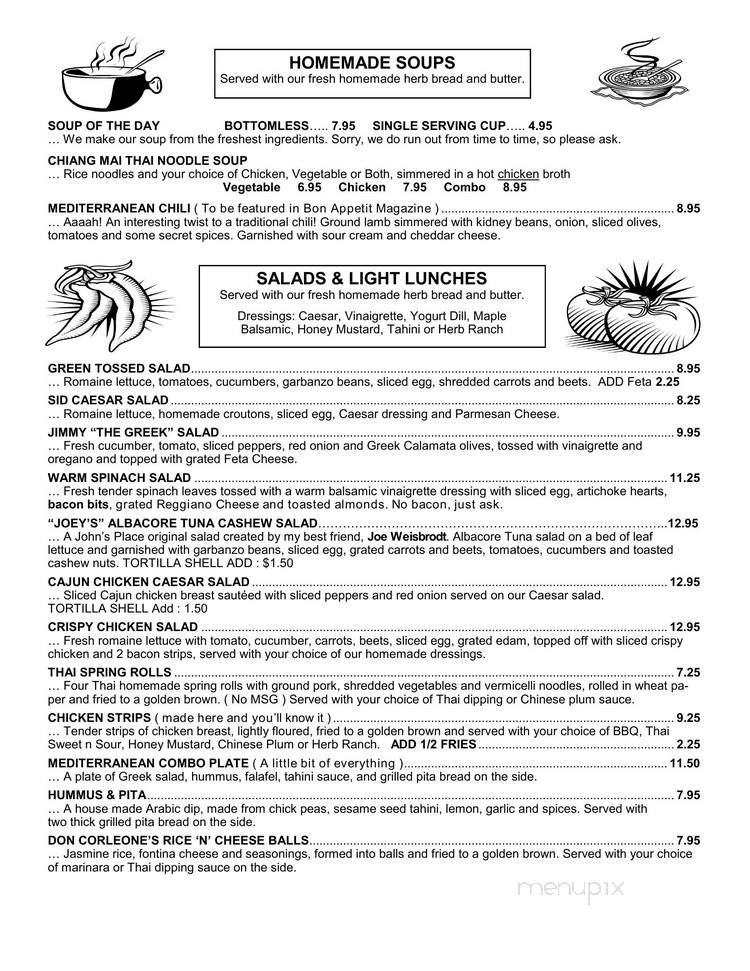 John's Place - Frankfort, NY menu_pic