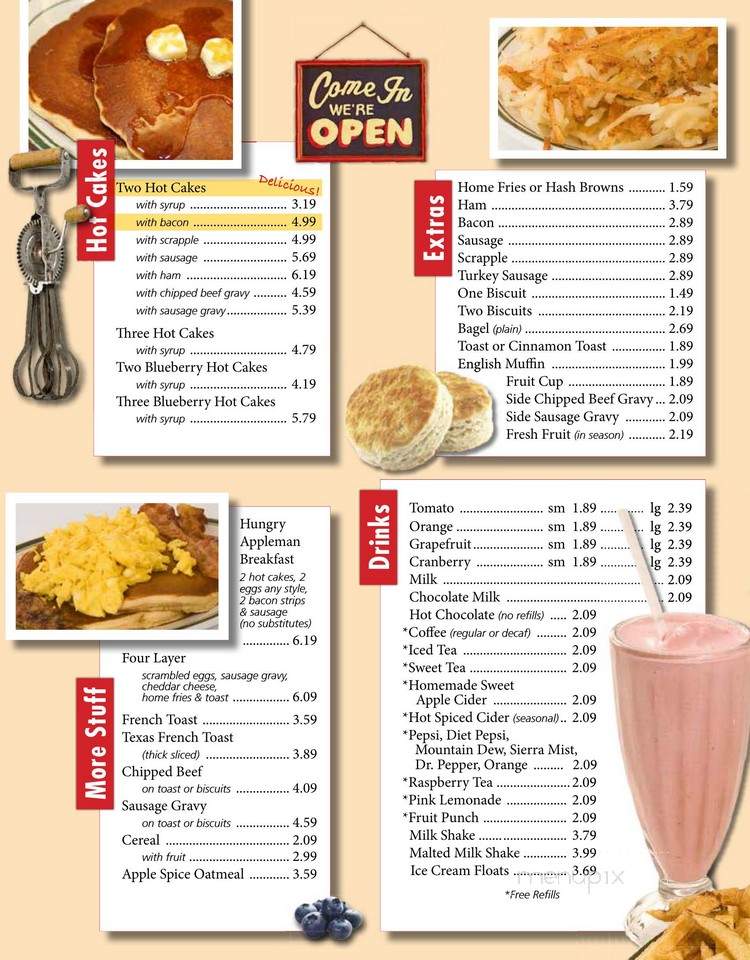Baugher's Orchard Bakery - Westminster, MD menu_pic