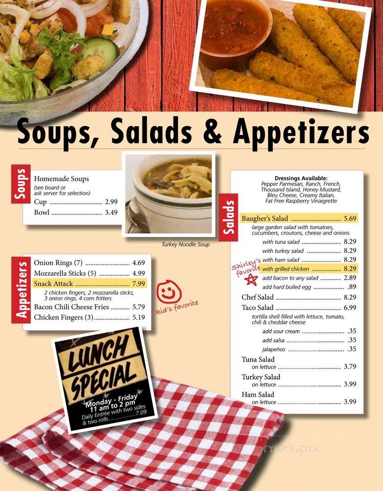 Baugher's Orchard Bakery - Westminster, MD menu_pic