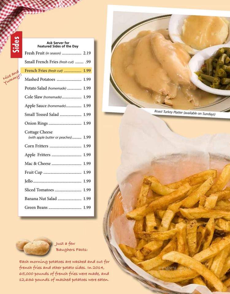 Baugher's Orchard Bakery - Westminster, MD menu_pic