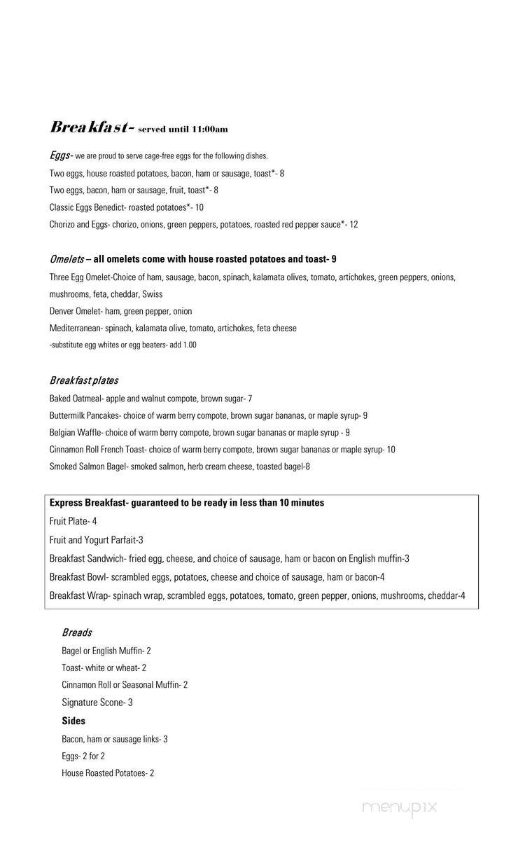 The Class Act Restaurant - Cedar Rapids, IA menu_pic