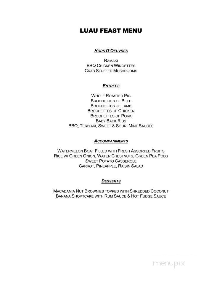 Arli's Exclusive Catering - Culver City, CA menu_pic