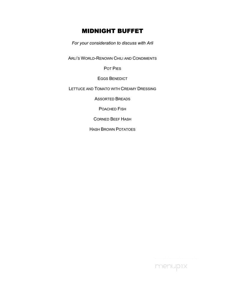 Arli's Exclusive Catering - Culver City, CA menu_pic