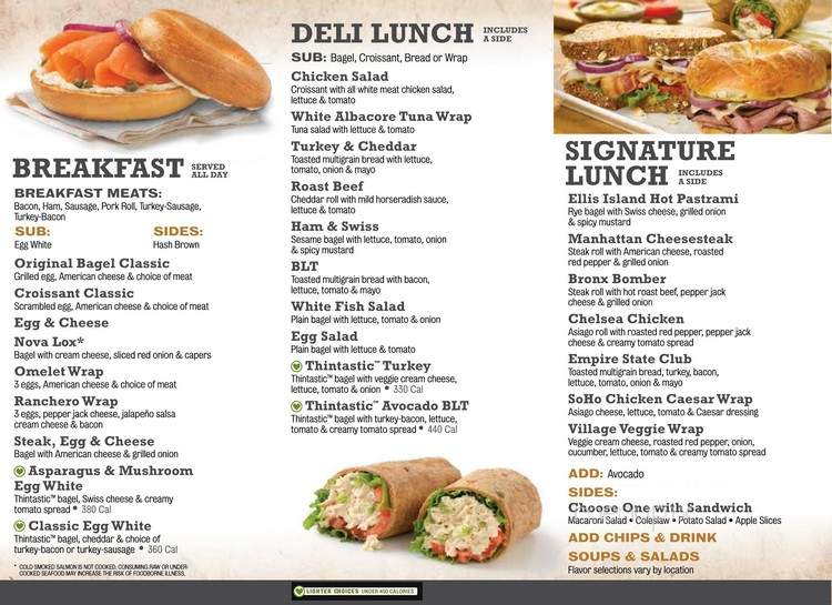 Kingwood Bagel - Kingwood, TX menu_pic
