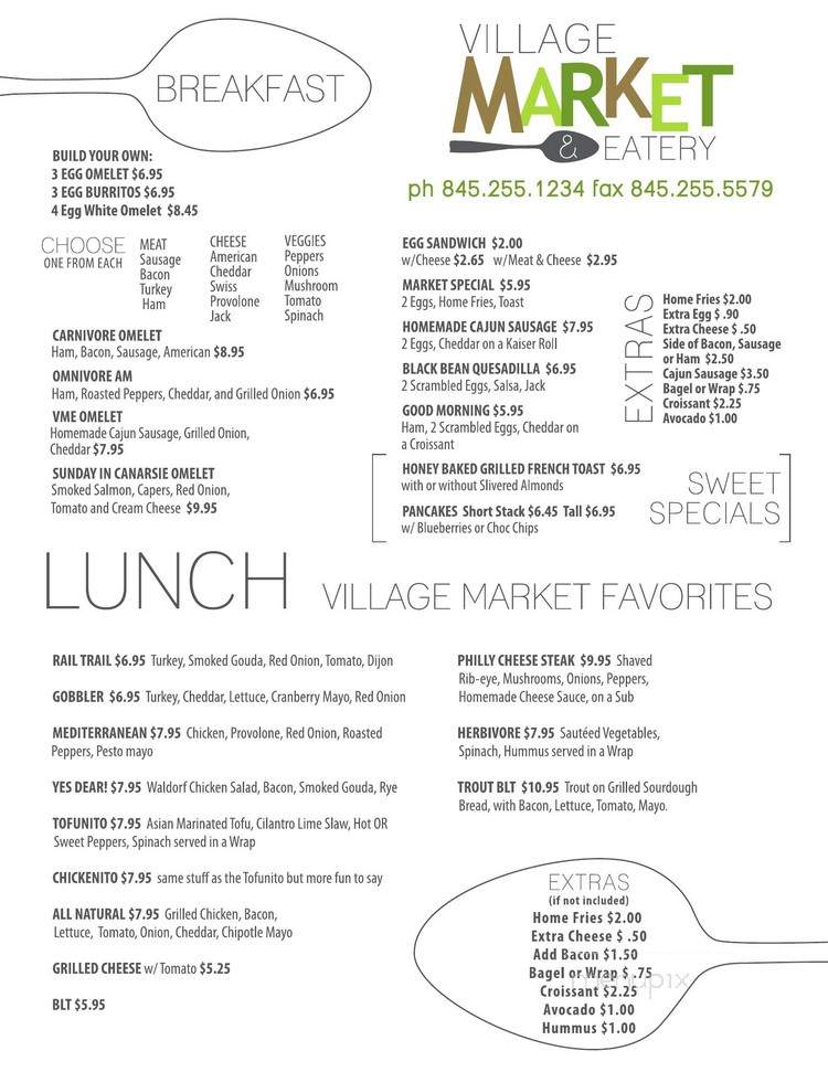 Village Market & Bakery - Gardiner, NY menu_pic