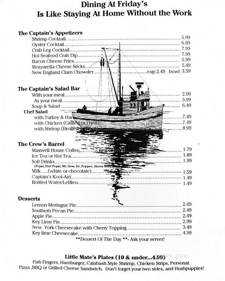 Fridays 1890 Seafood - New Bern, NC