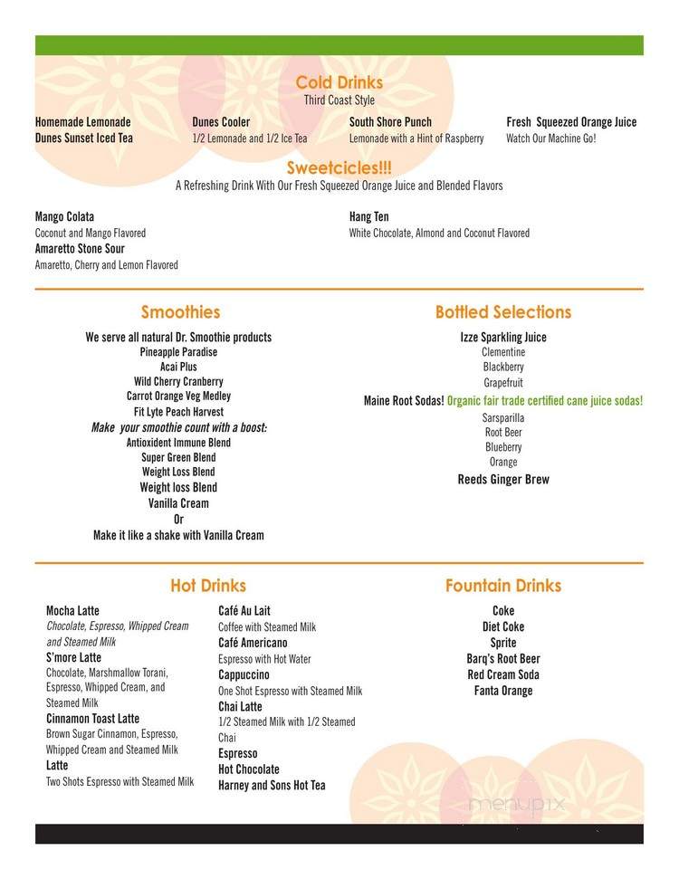 Third Coast Spice Cafe - Chesterton, IN menu_pic
