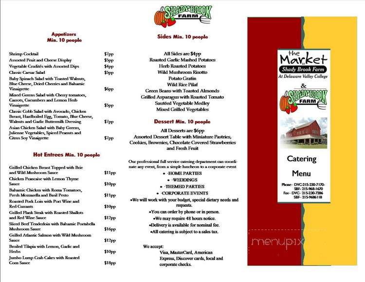 The Market at DelVal - Doylestown, PA menu_pic