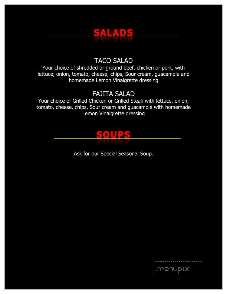 Javier's Cuisine - Racine, WI menu_pic