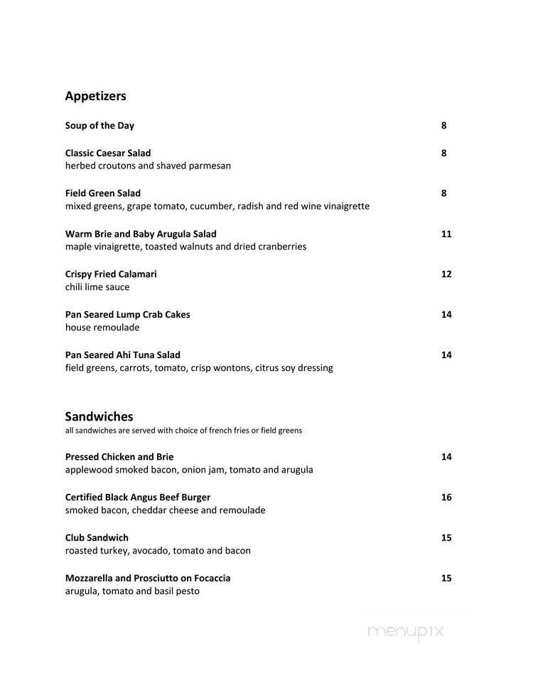 Terrace Club - Stamford, CT menu_pic