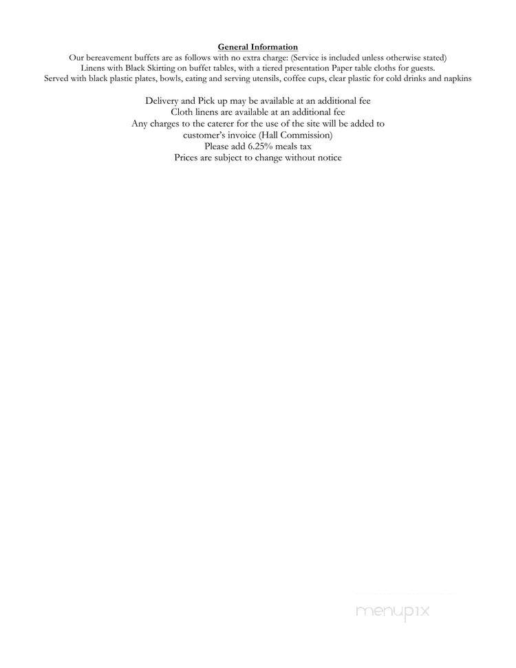 Cormier Catering Service - Fitchburg, MA menu_pic