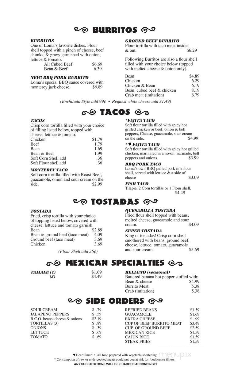 Barron's Cafe - Swanton, OH menu_pic