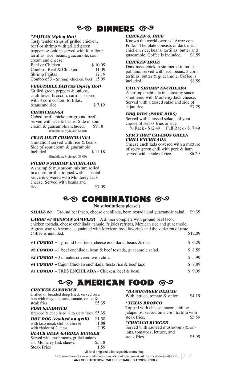 Barron's Cafe - Swanton, OH menu_pic