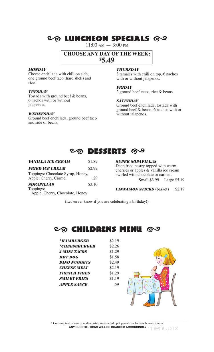 Barron's Cafe - Swanton, OH menu_pic