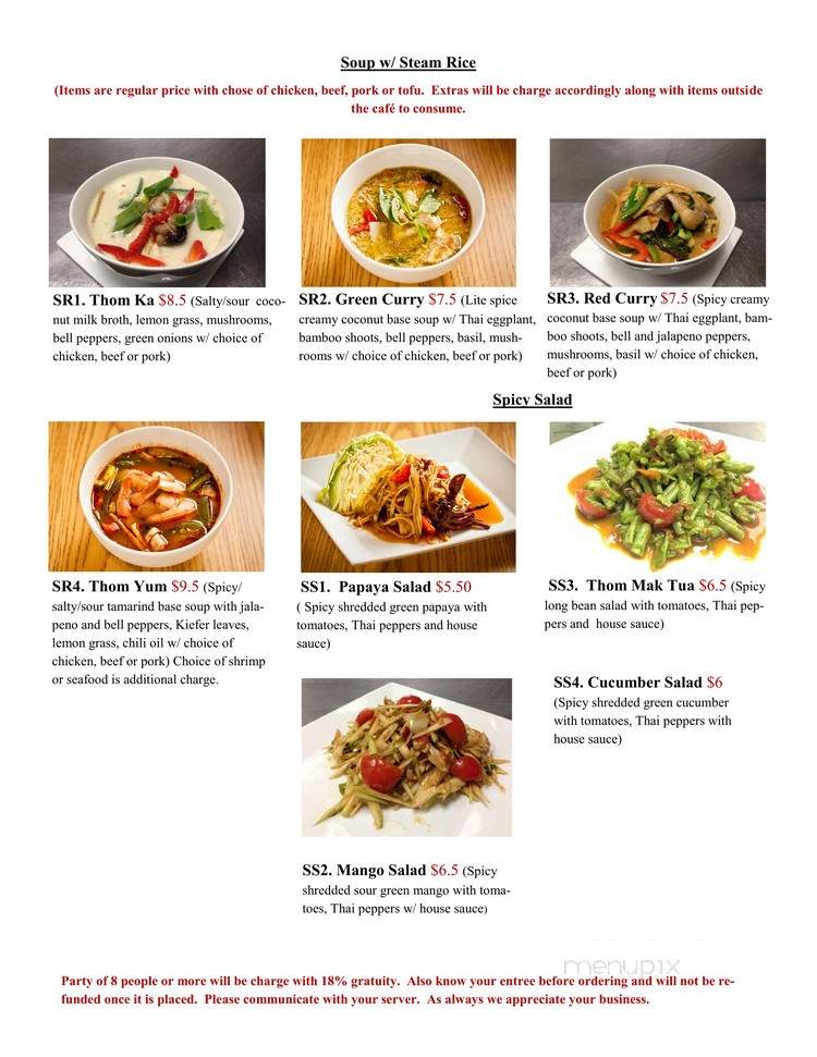 King Market, Laos Thai Cafe - Nashville, TN menu_pic