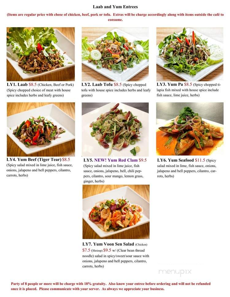 King Market, Laos Thai Cafe - Nashville, TN menu_pic