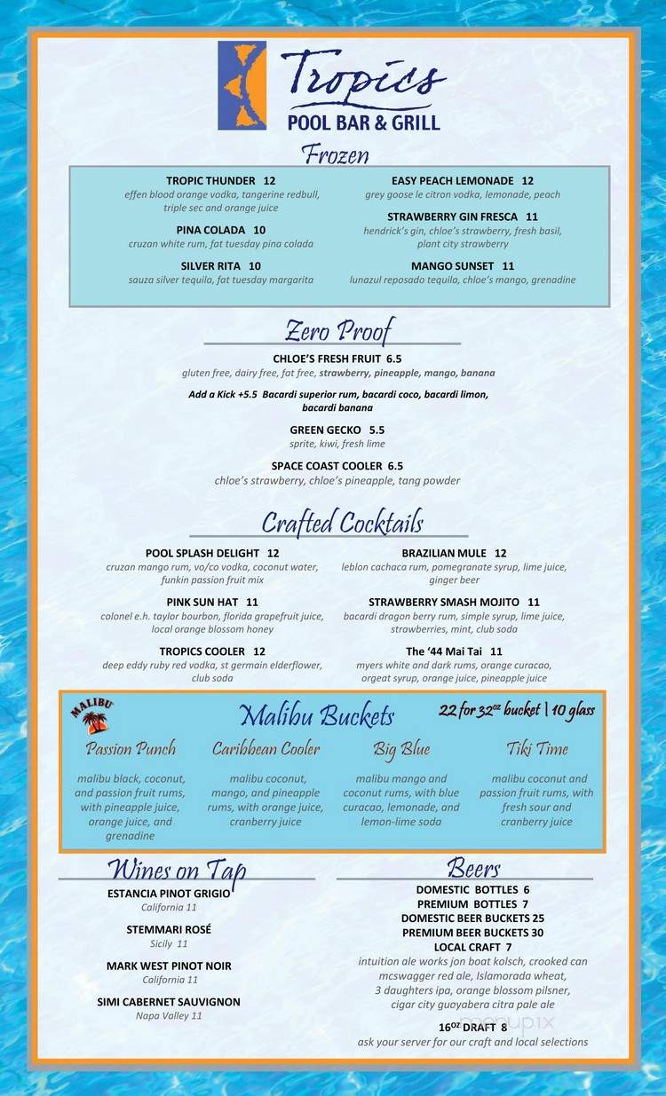 David's Club Bar & Grill - Orlando, FL menu_pic