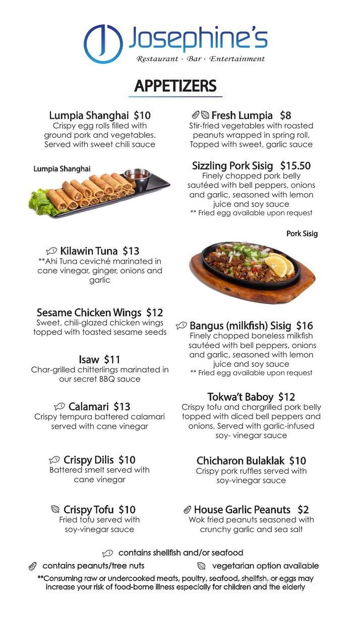 Josephine's Cerritos - Cerritos, CA menu_pic
