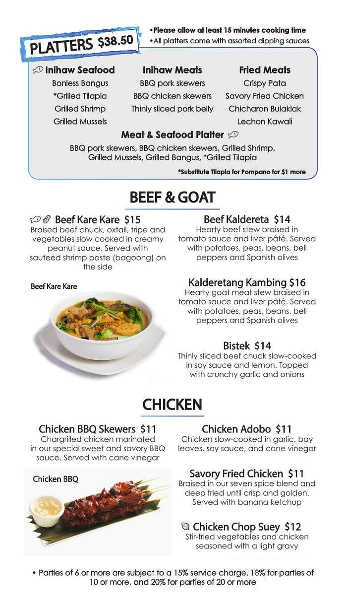 Josephine's Cerritos - Cerritos, CA menu_pic