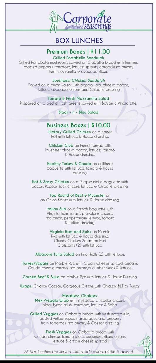 Corporate Seasonings - Saint Louis, MO menu_pic