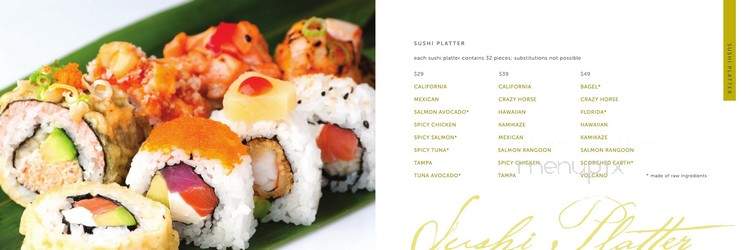Origami Sushi - Tampa, FL menu_pic