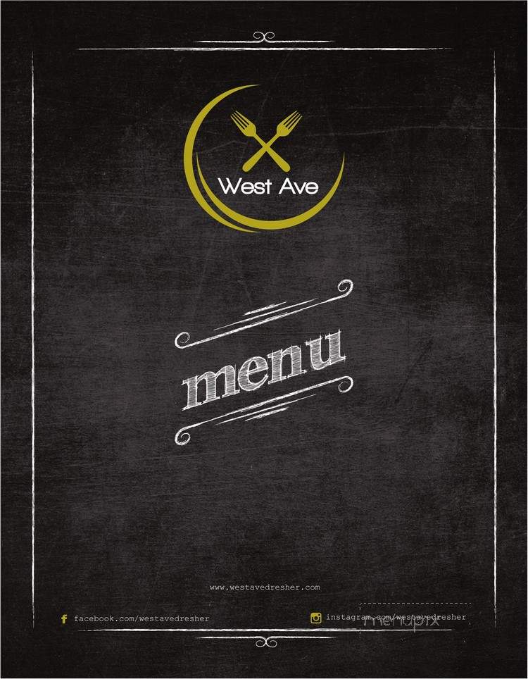 West Ave - Dresher, PA menu_pic