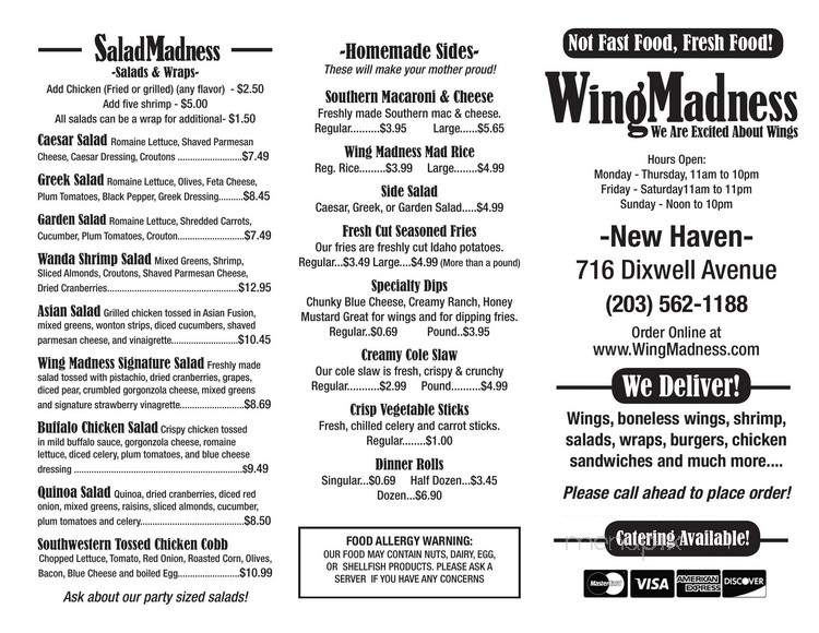 Wing Madness - New Haven, CT