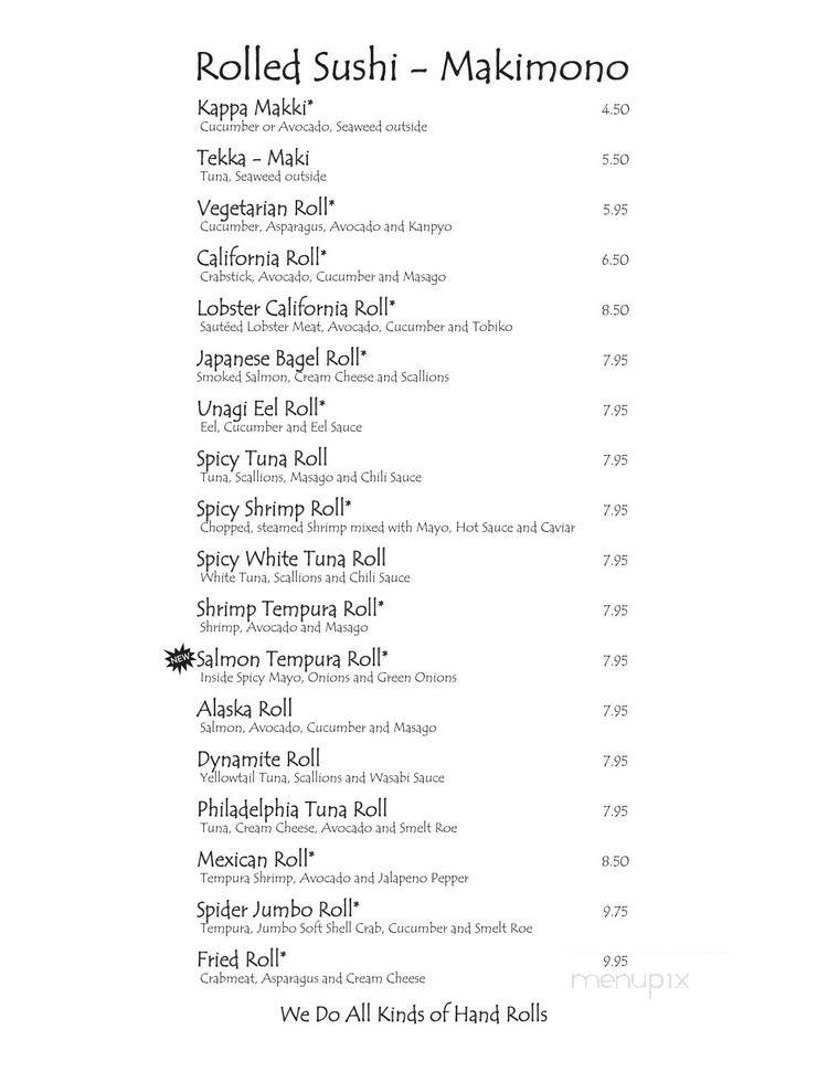 Daruma - Quebec, QC menu_pic