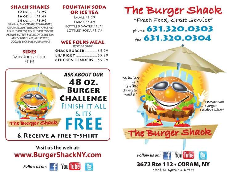The Burger Shack - Coram, NY