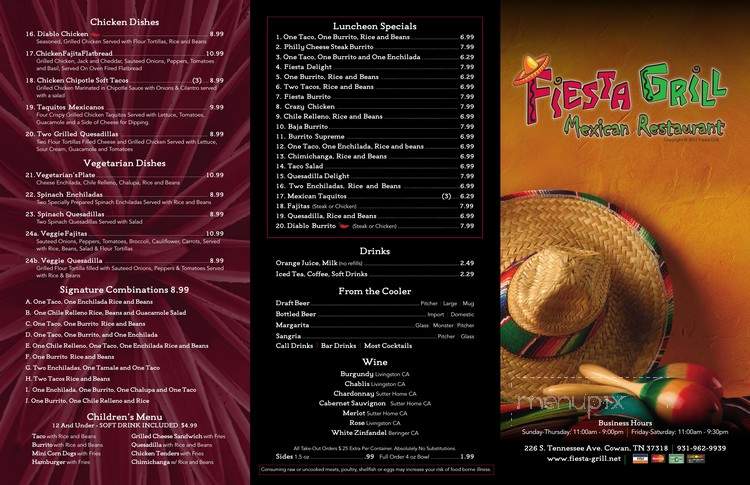 Fiesta Mexican Grill - Cowan, TN
