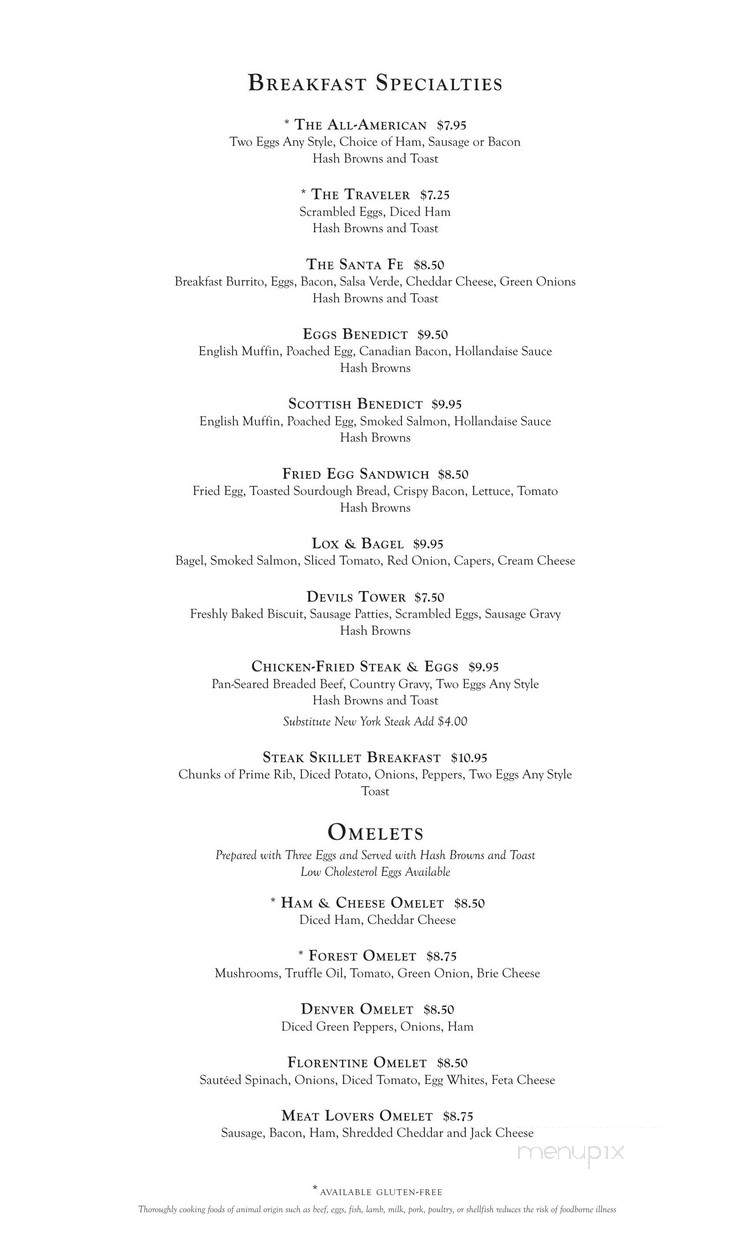 Hathaways Restaurant & Lounge - Cheyenne, WY menu_pic