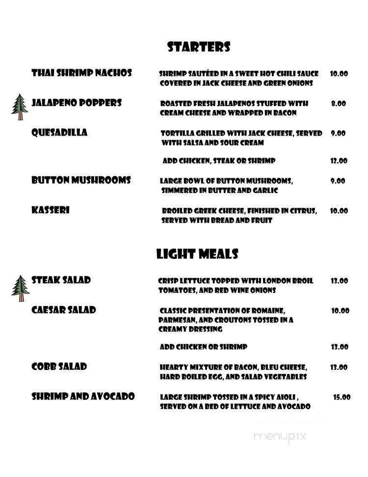 Rustic Pine Steakhouse - Dubois, WY menu_pic