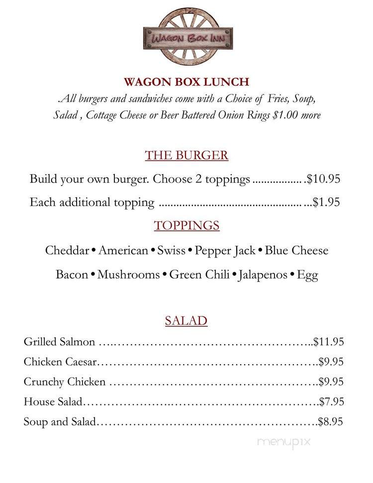 Wagon Box Restaurant & Cabins - Banner, WY