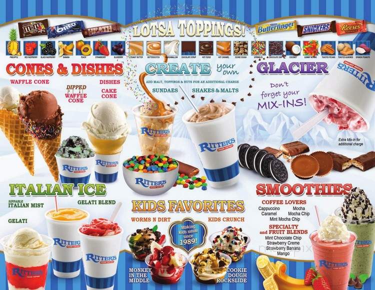 Ritter's Frozen Custard - Terre Haute, IN menu_pic