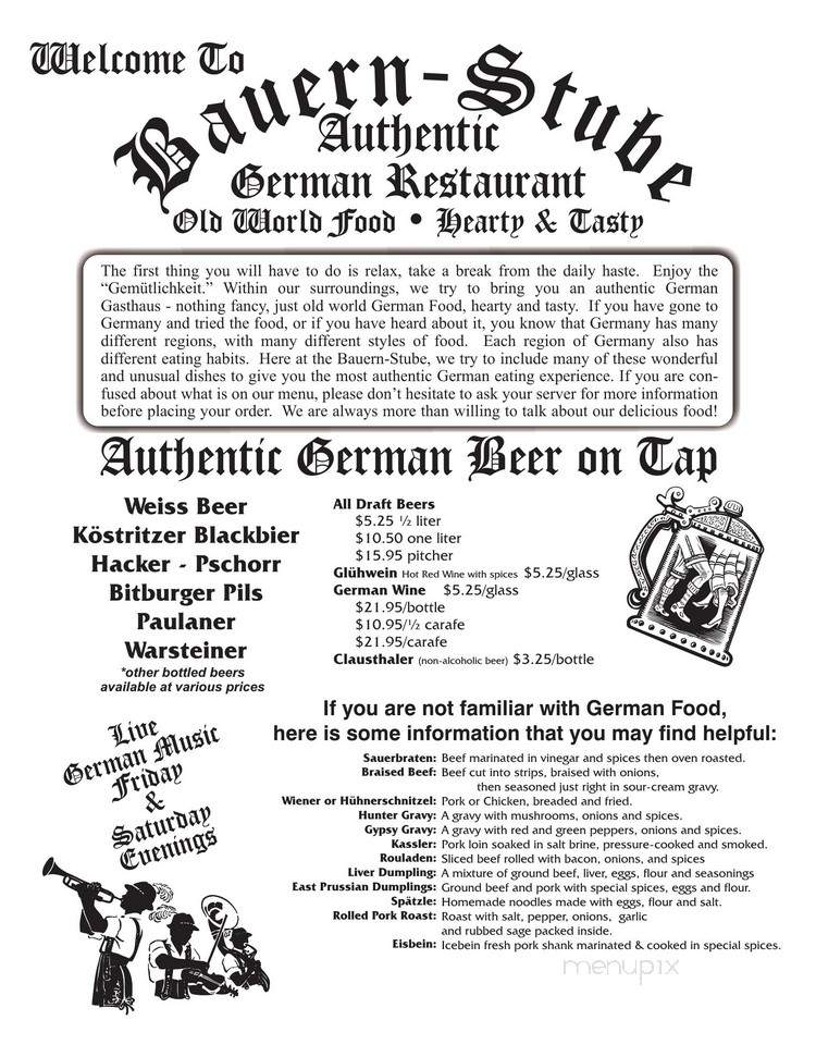 Bauern-Stube Authentic German - Orlando, FL