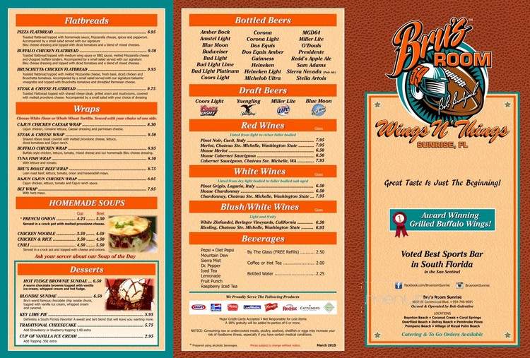 Bru's Room Wings N'Things - Sunrise, FL