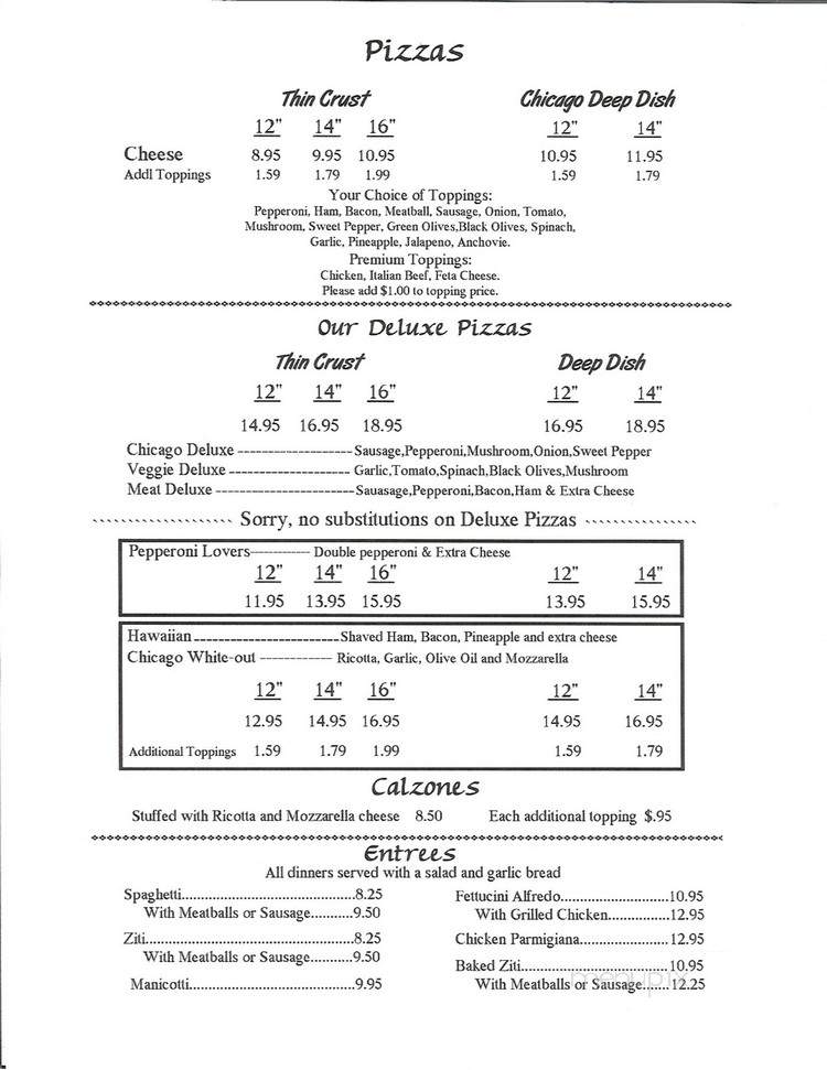 Chicago Pizza - Cape Coral, FL menu_pic