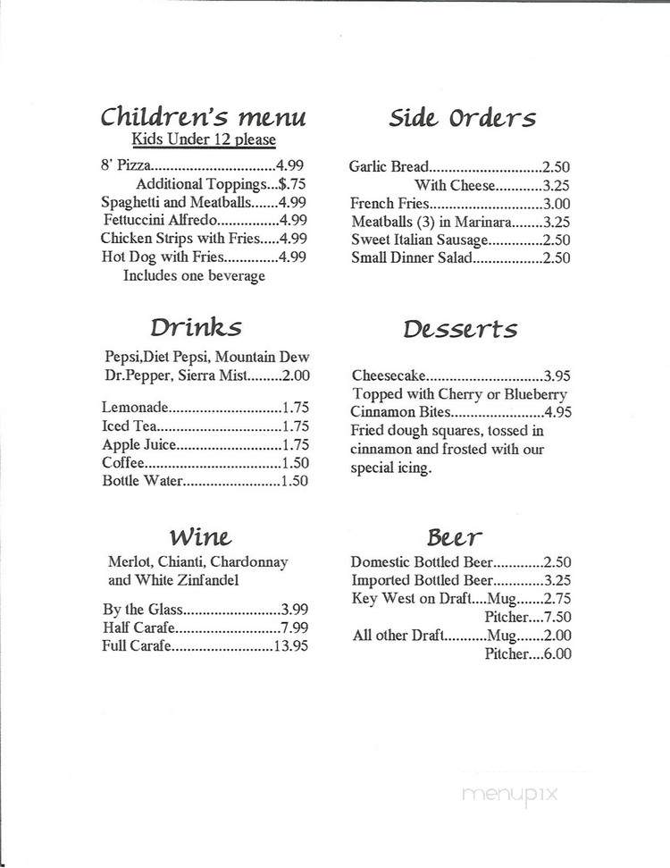 Chicago Pizza - Cape Coral, FL menu_pic