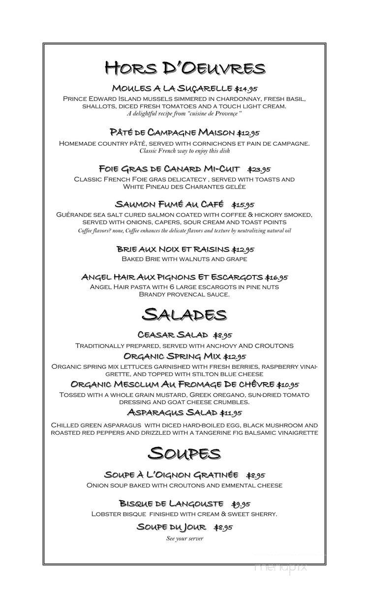 Escargot 41 - Naples, FL menu_pic
