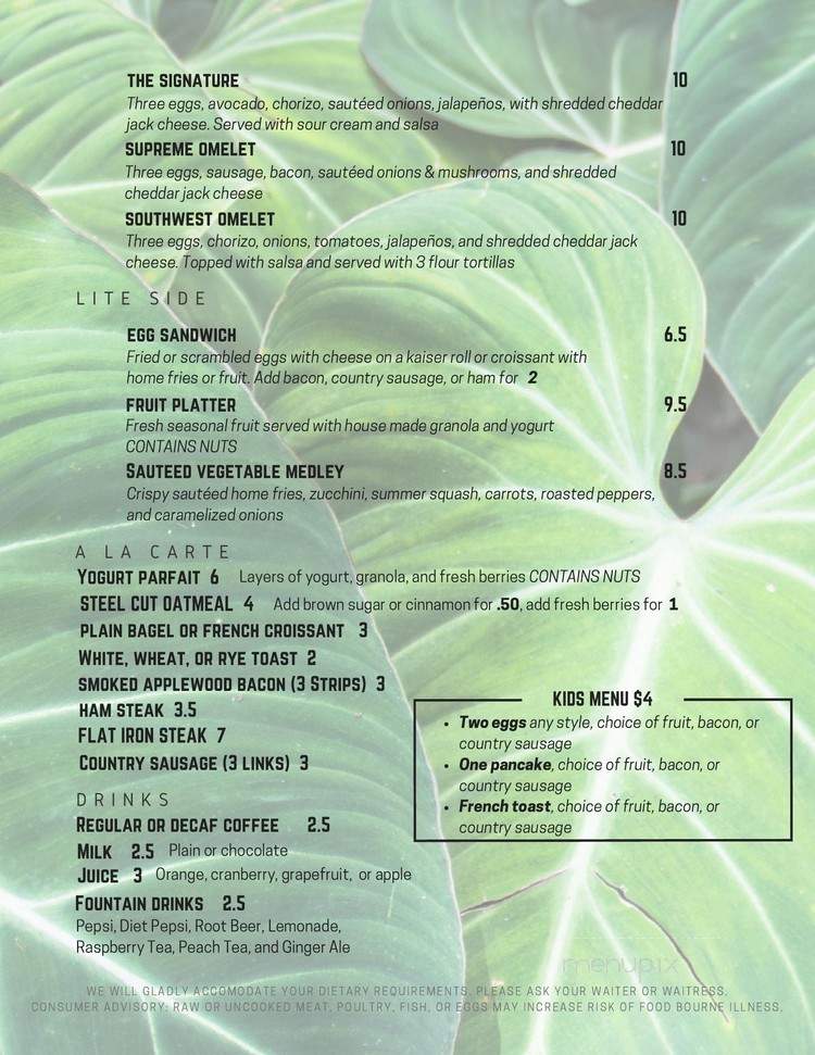 Our Place - Boca Raton, FL menu_pic