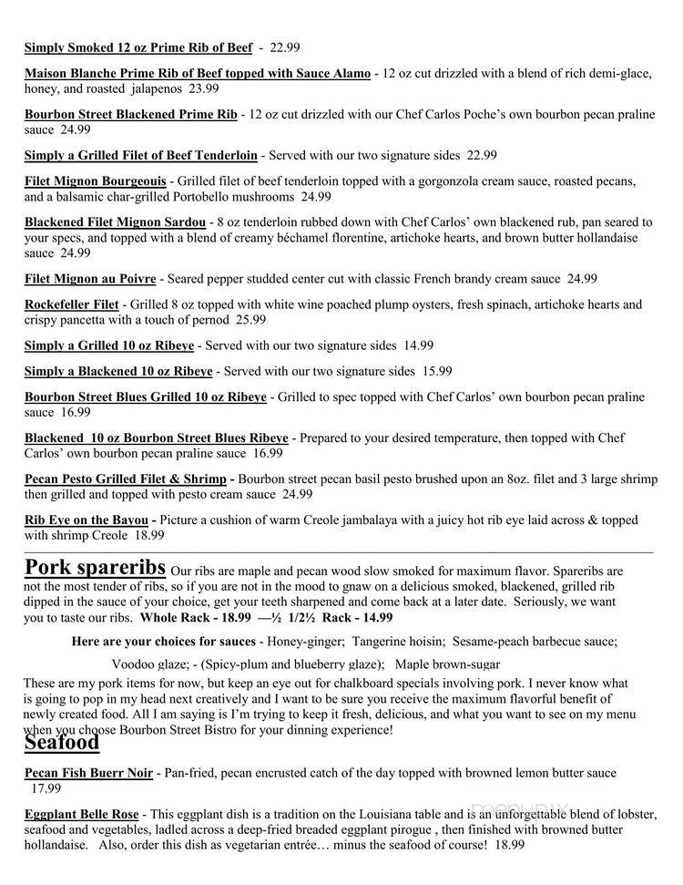 Ramada - Galena, IL menu_pic