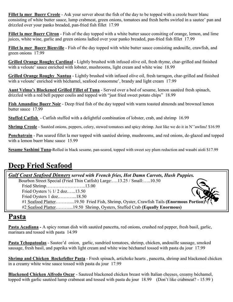Ramada - Galena, IL menu_pic