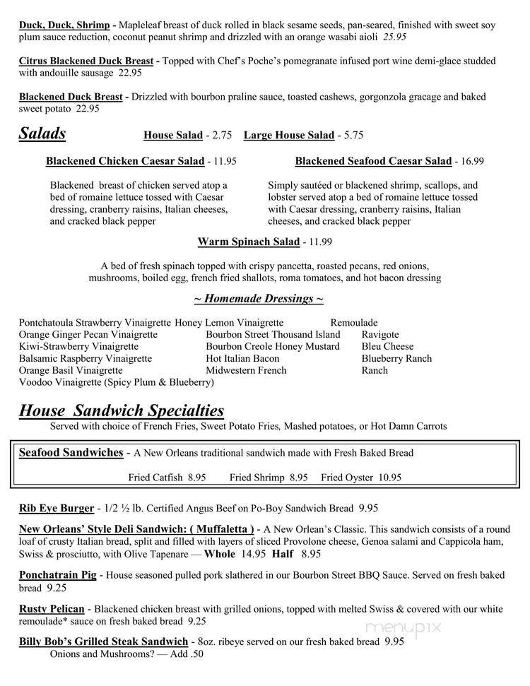 Ramada - Galena, IL menu_pic