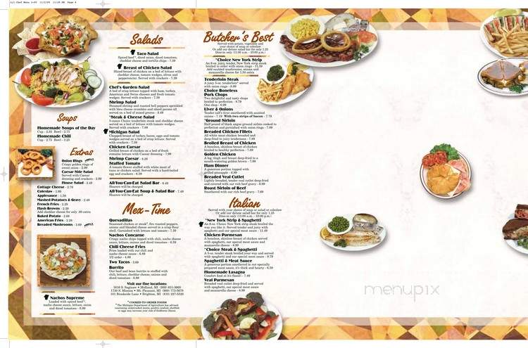 Lil' Chef - Brighton, MI menu_pic