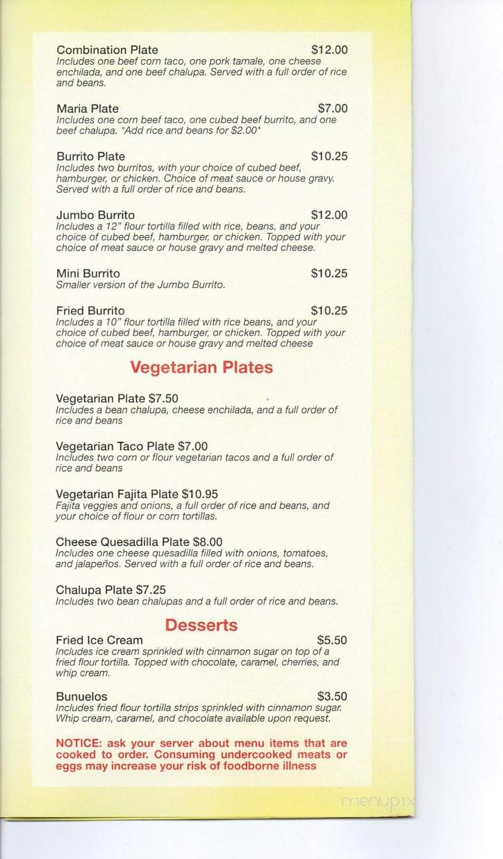 Sunny Side Cafe - Adrian, MI menu_pic