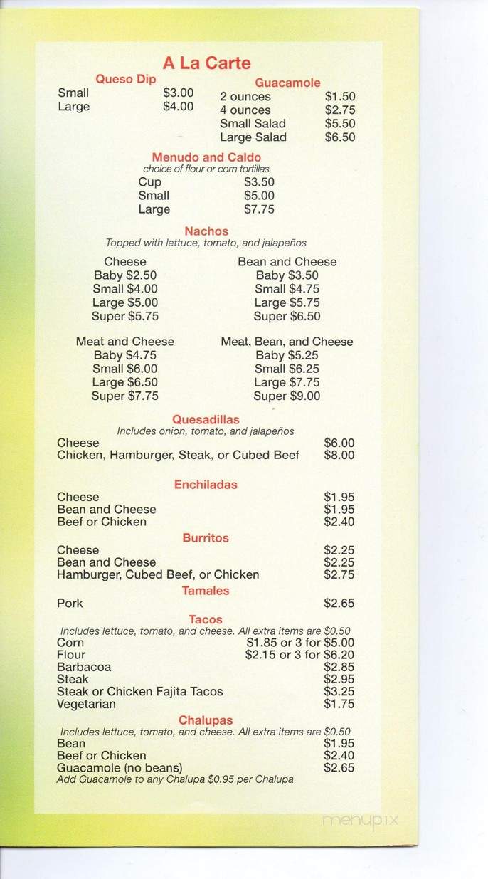 Sunny Side Cafe - Adrian, MI menu_pic