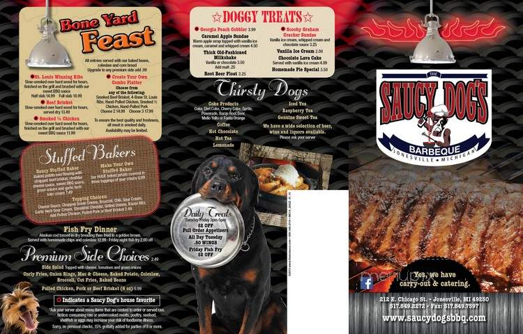 Saucy Dogs BBQ - Jonesville, MI