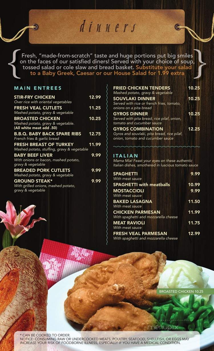 Archie's Family Restaurant - Livonia, MI menu_pic