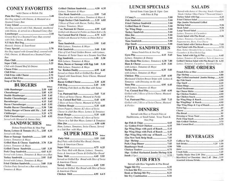 Coney King - Detroit, MI menu_pic